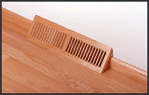 ClassicAire Baseboard Wood Vent