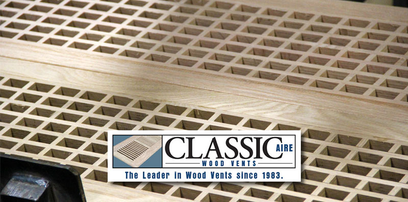ClassicAire Wood Return Air Vents
