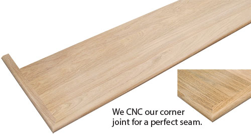 Classic Stair Treads with Returns
